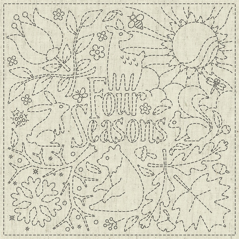 Sashiko Cloth Four Seasons