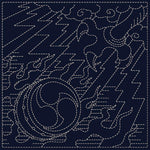 Sashiko Cloth Koi-Koi - Oni-Fuda