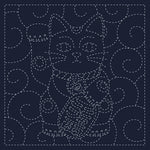 Sashiko Cloth Maneki-Neko
