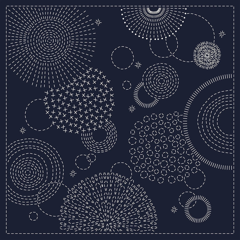 Sashiko Cloth Hanabi