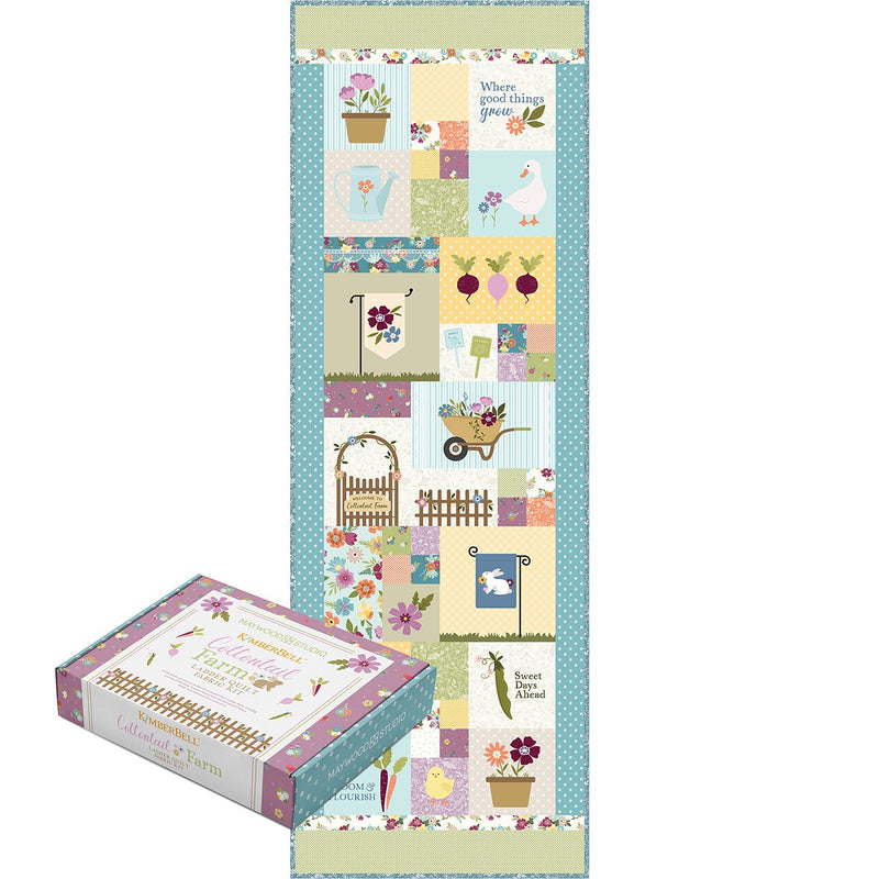 Cottontail Farm Ladder Quilt Fabric Kit 20"x60"