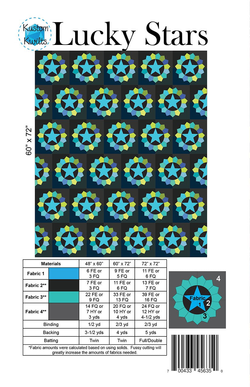 Lucky Stars EPP Pattern and Templates