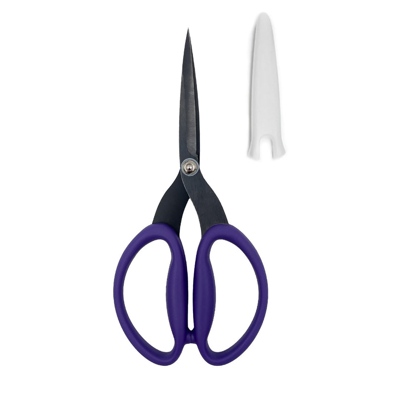 Perfect Scissors Purple 7-3/4in Large Micro-Serrated Non-Slip Blade