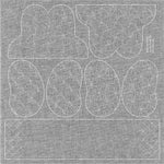 Sashiko Teddy Bear Black