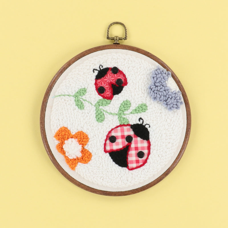 Bugs & Blooms Punch Needle Embroidery Kit