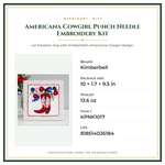 Product Specifications – Americana Cowgirl Punch Needle Embroidery Kit