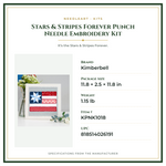 Product Specifications – Stars & Stripes Forever Punch Needle Embroidery Kit