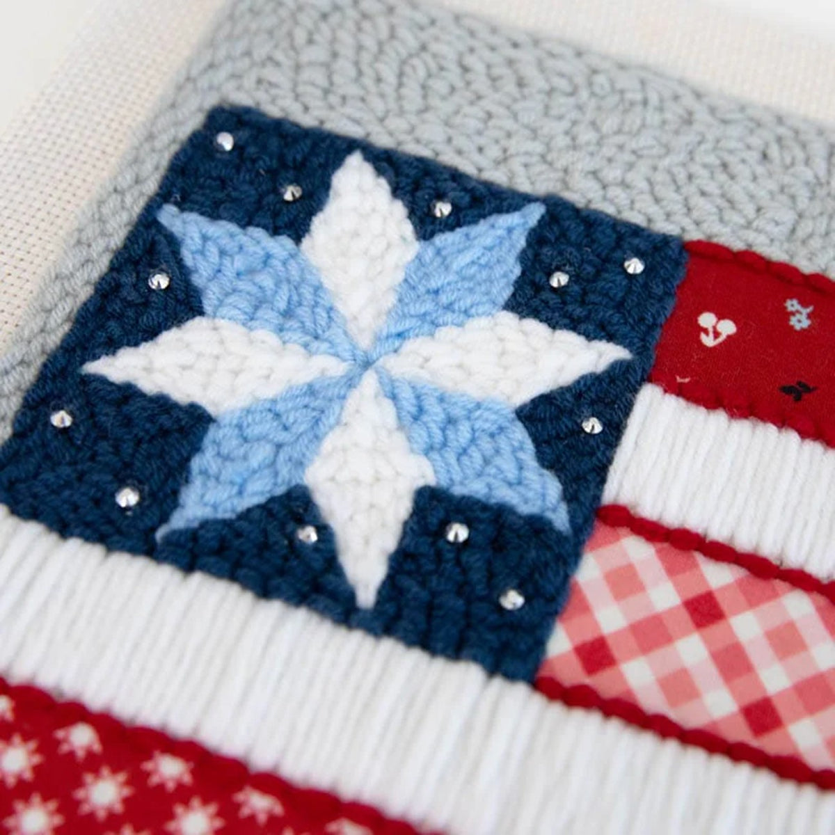 Stars & Stripes Forever Punch Needle Embroidery Kit