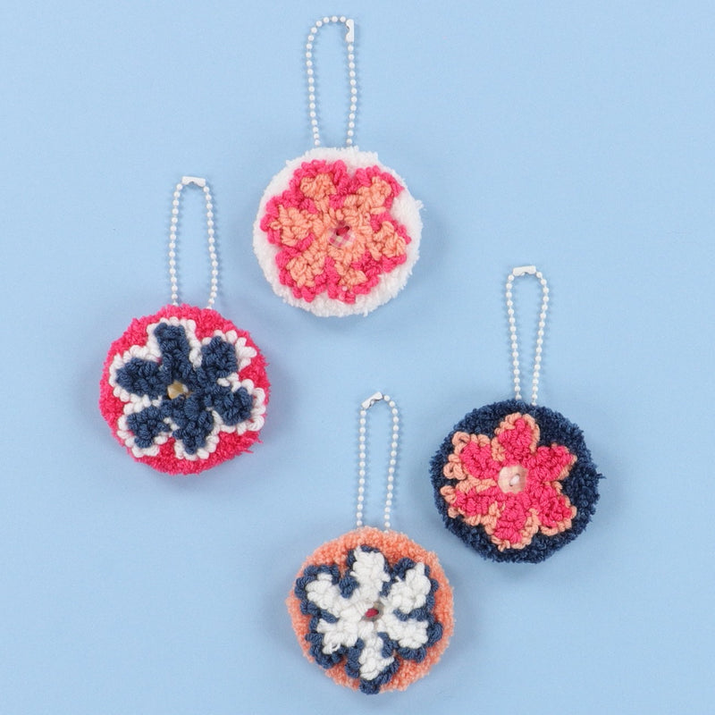 Hello Daisy Keychain Punch Needle Kit