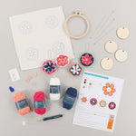 Hello Daisy Keychain Punch Needle Kit