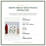 Product Specifications – Happy Holly-Days Punch Needle Kit