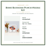 Product Specifications – Boho Blossoms Punch Needle Kit