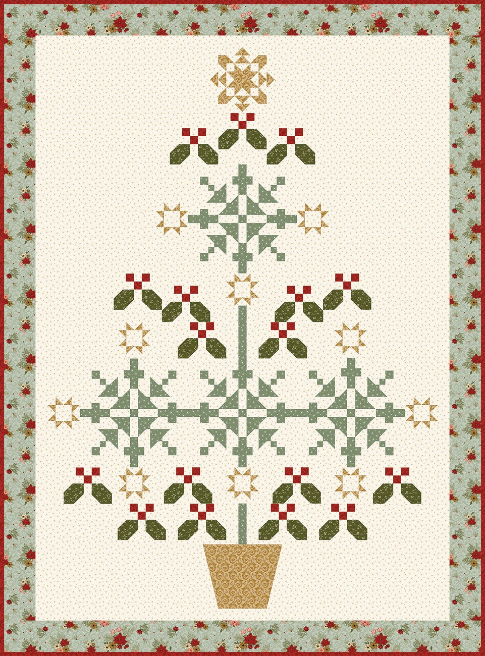 Christmas Greetings Spruce It Up Quilt Kit