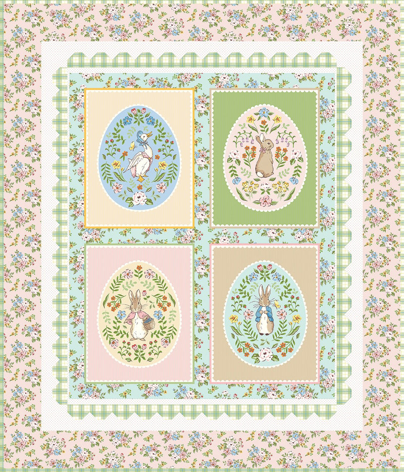 Peter Rabbit Spring Panel Quilt Kit