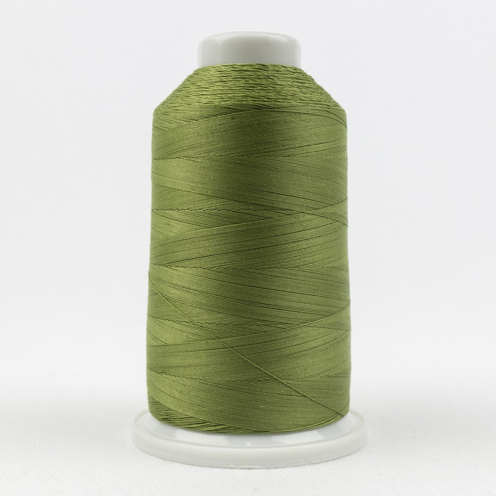 Konfetti Solid 50wt Cotton Thread 2286m Olive Green