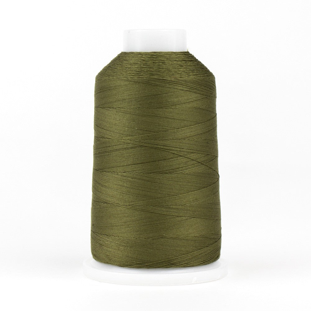 Konfetti Solid 50wt Cotton Thread 2286m Avocado Green