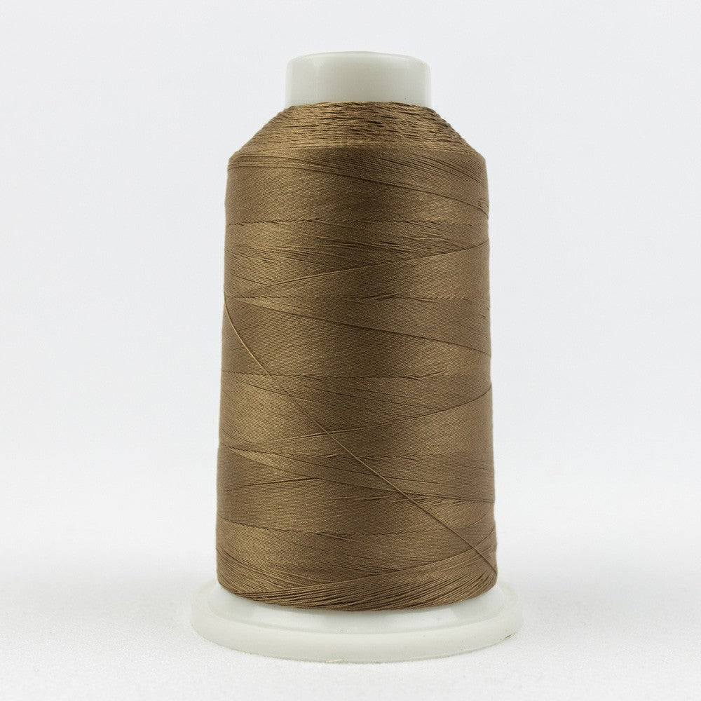 Konfetti Solid 50wt Cotton Thread 2286m Brown