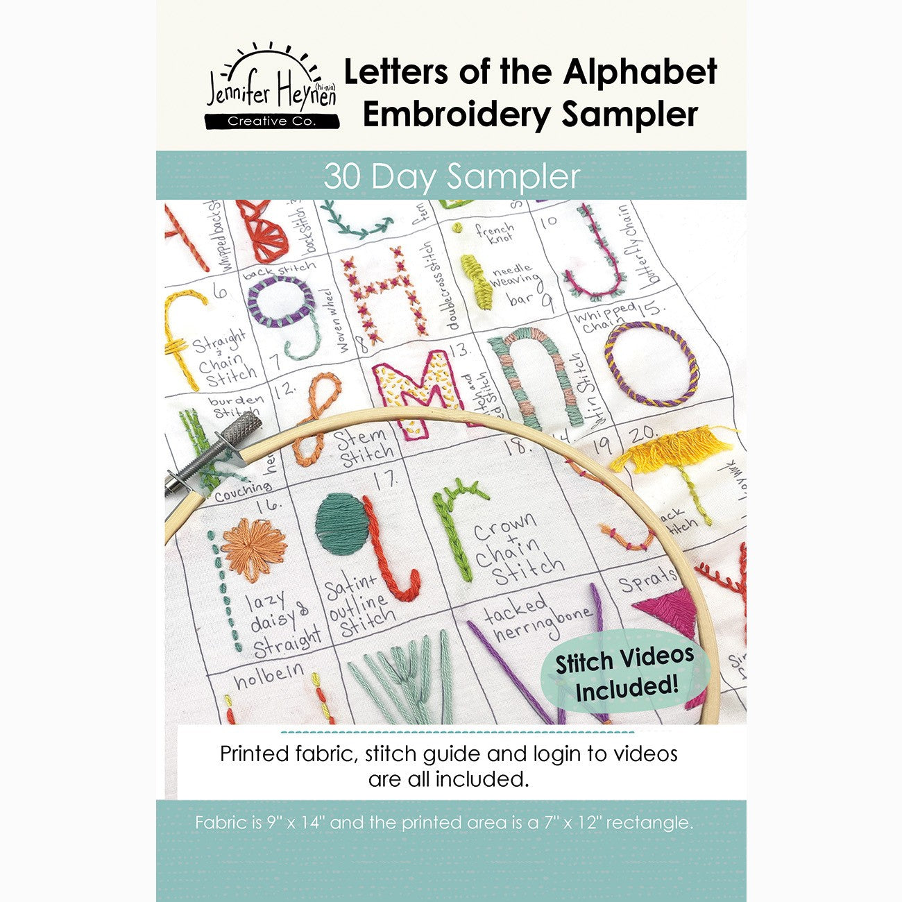 30 Day Sampler Letters of the Alphabet - Original