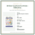 Product Specifications – 30 Day Sampler Flowers - Original