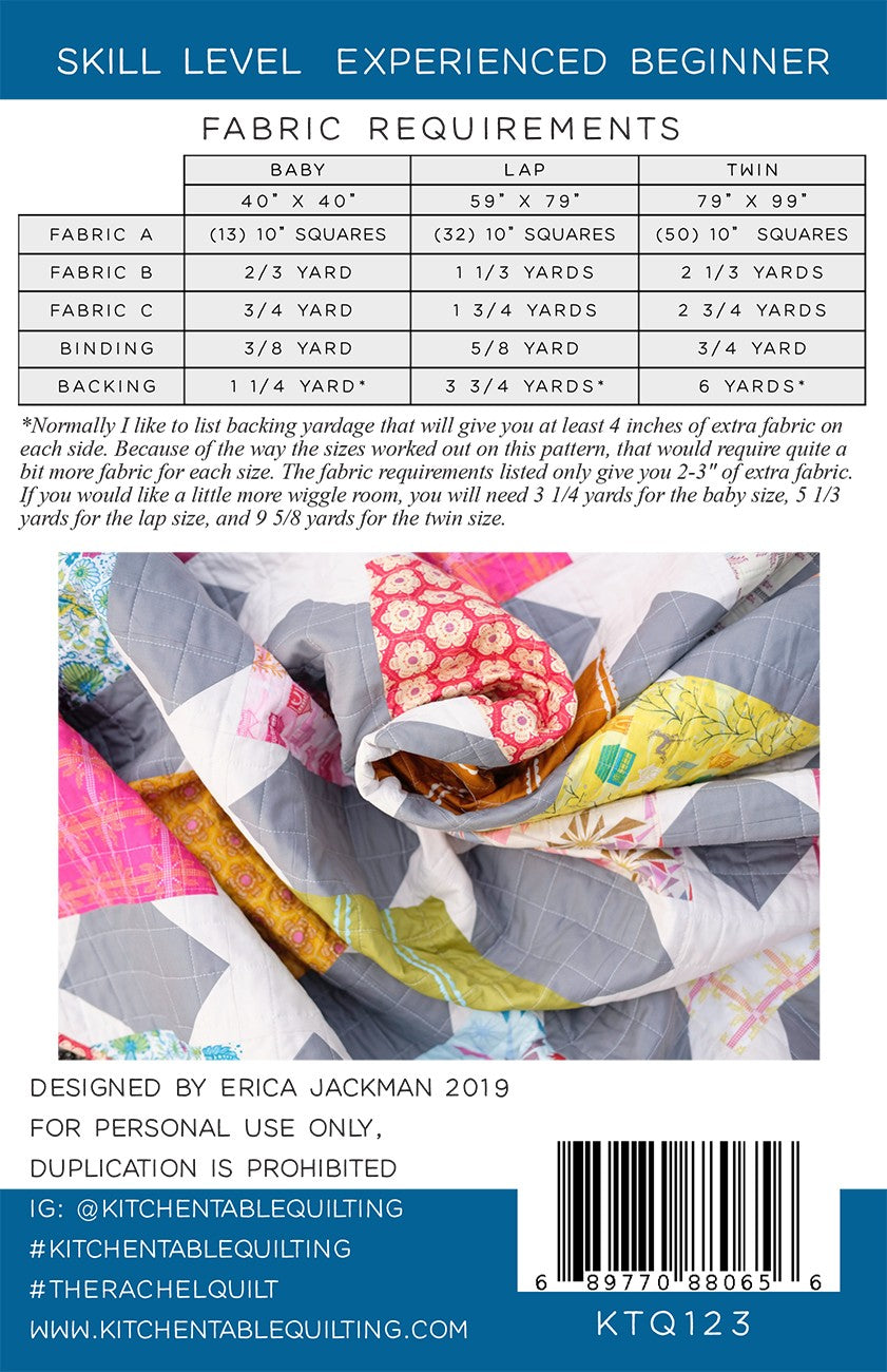 The Rachel Quilt Pattern