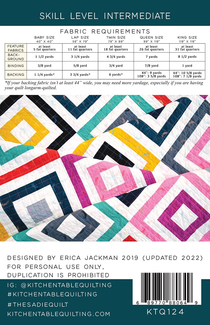 The Sadie Quilt Pattern
