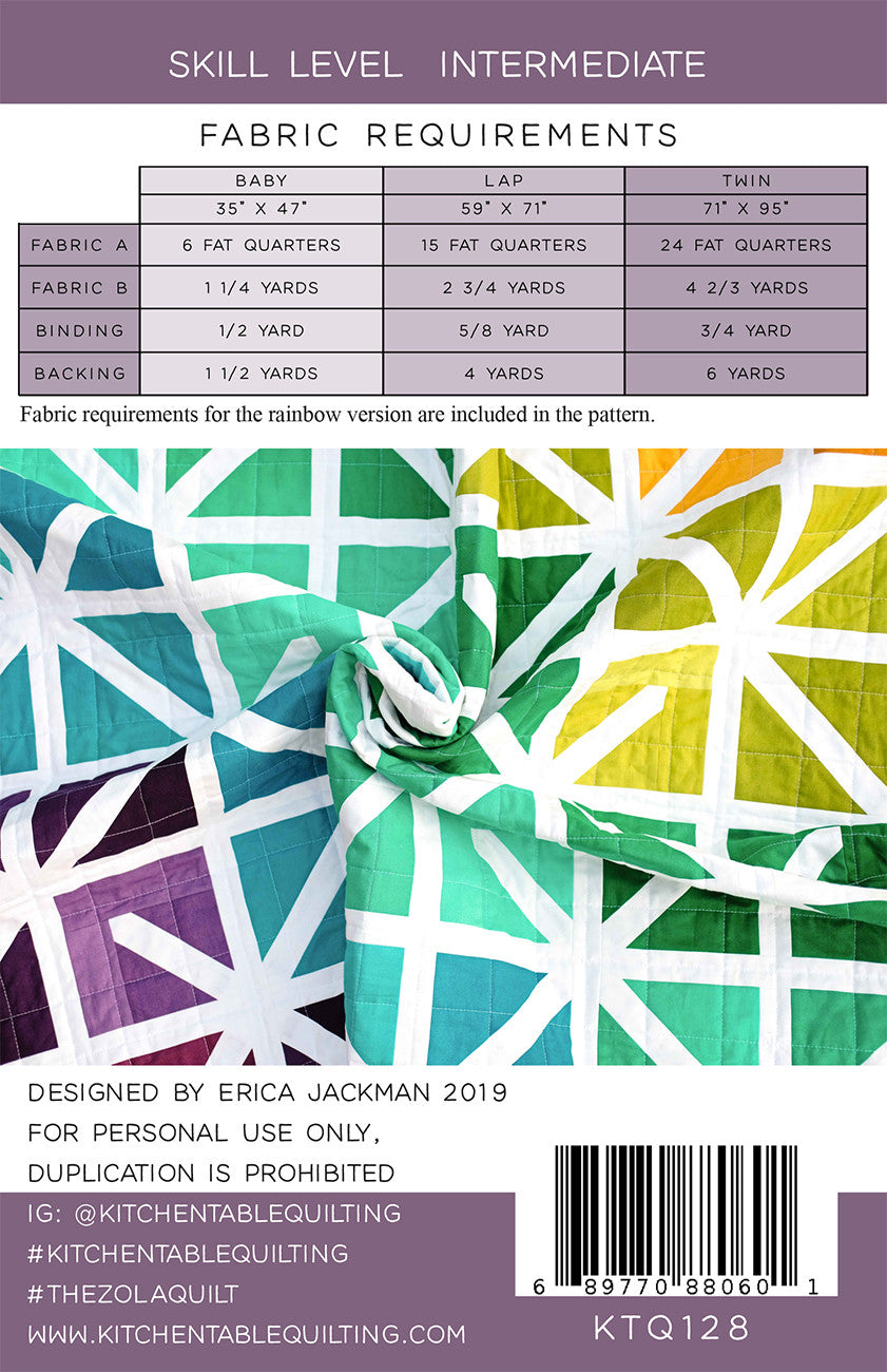 The Zola Quilt Pattern