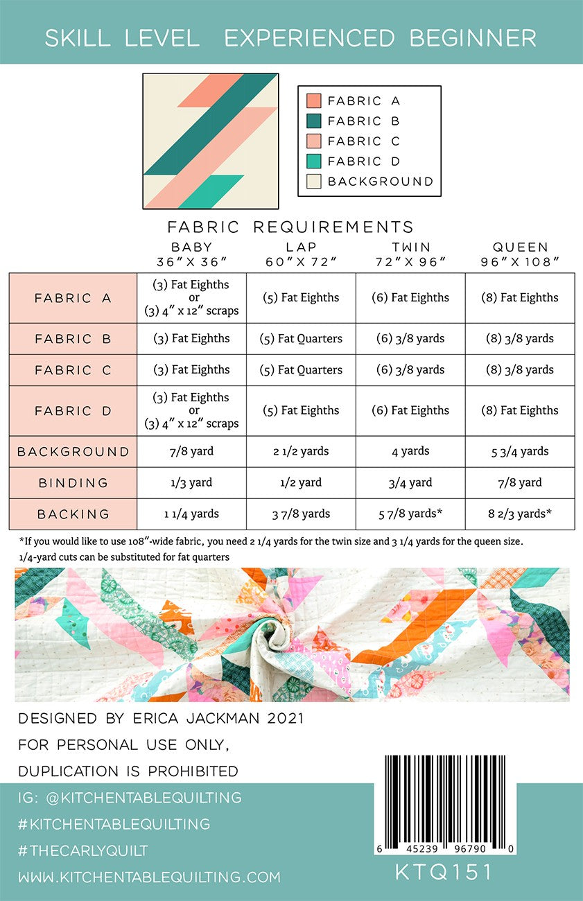 The Carly Quilt Pattern