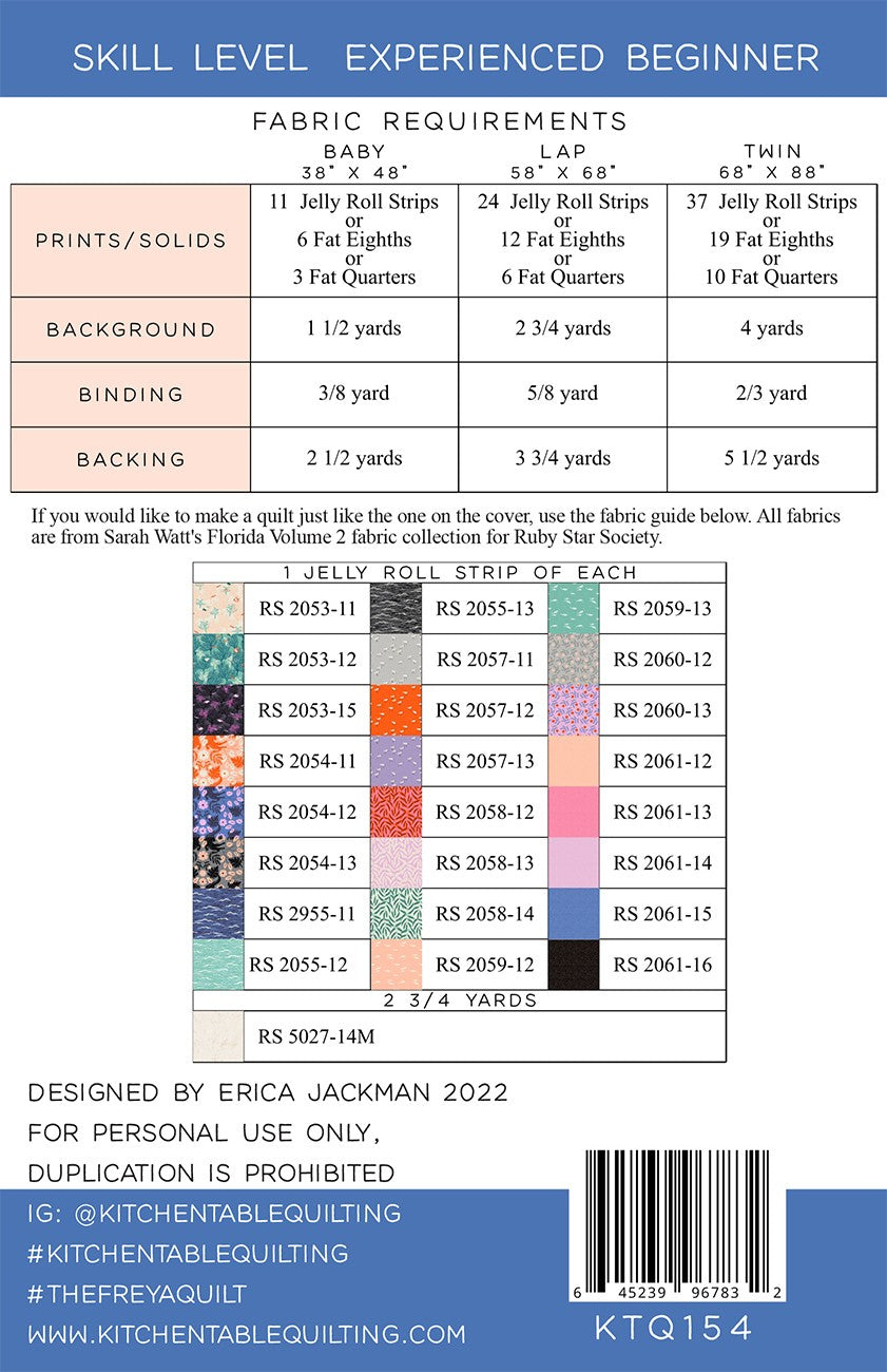 The Freya Quilt Pattern