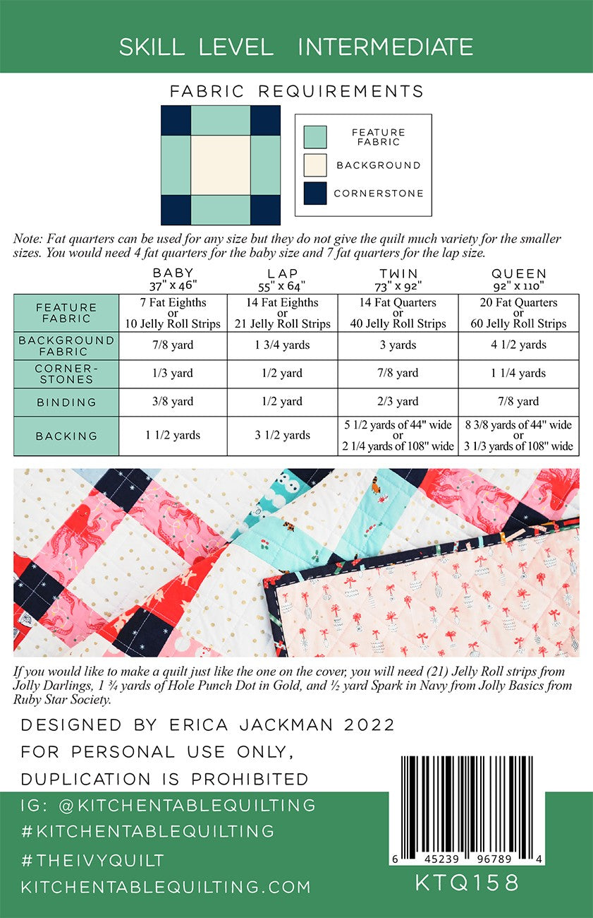 The Ivy Quilt Pattern