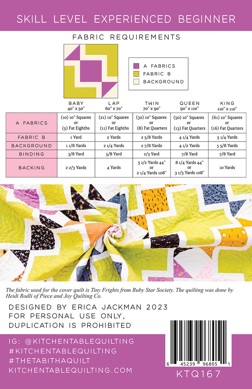The Tabitha Quilt Pattern