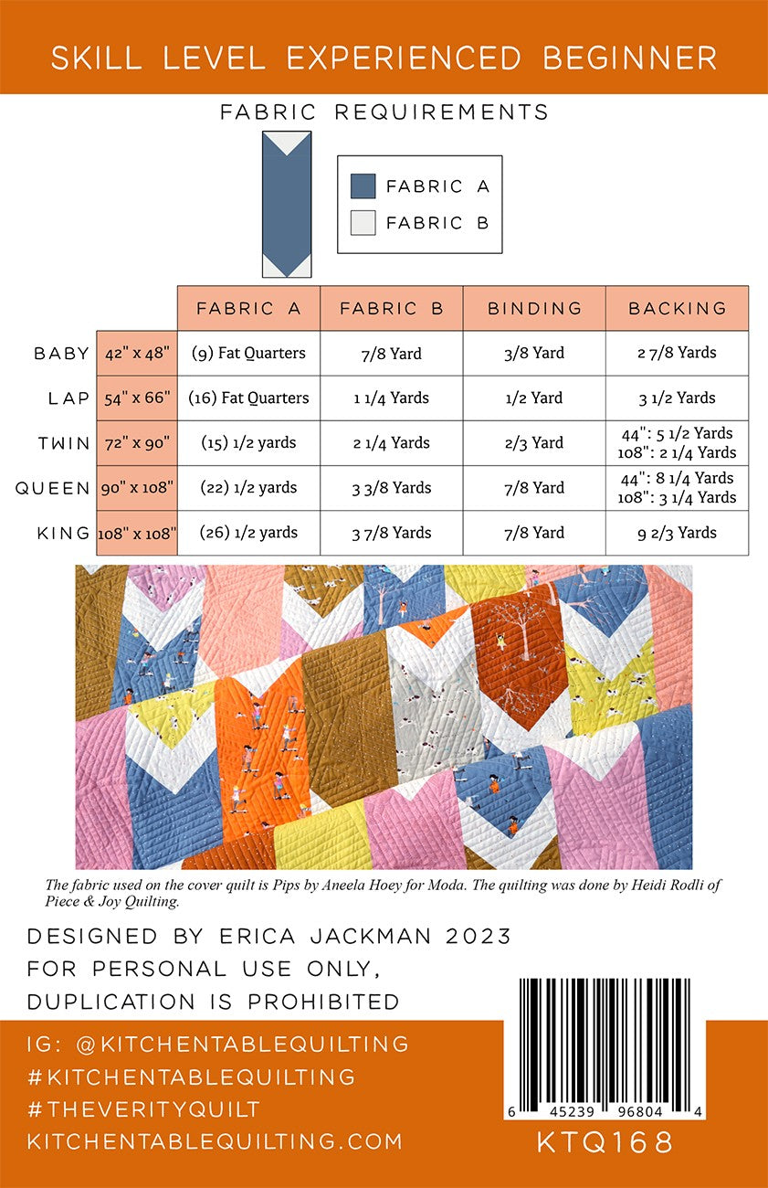 The Verity Quilt Pattern