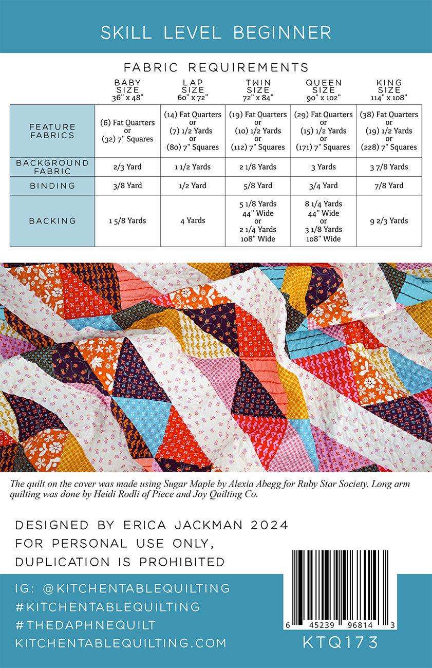 The Daphne Quilt Pattern