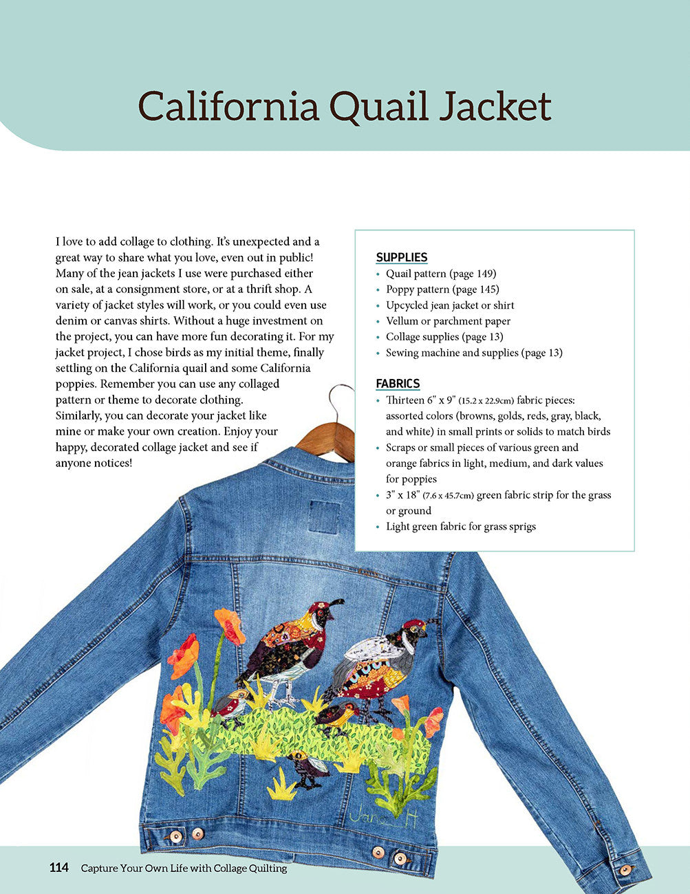 Capture Your Own Life with Collage Quilting