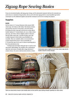 Creative Zigzag Rope Sewing