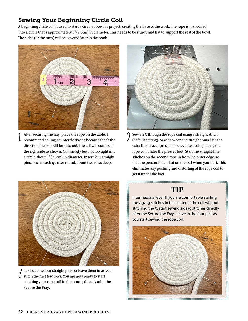 Creative Zigzag Rope Sewing