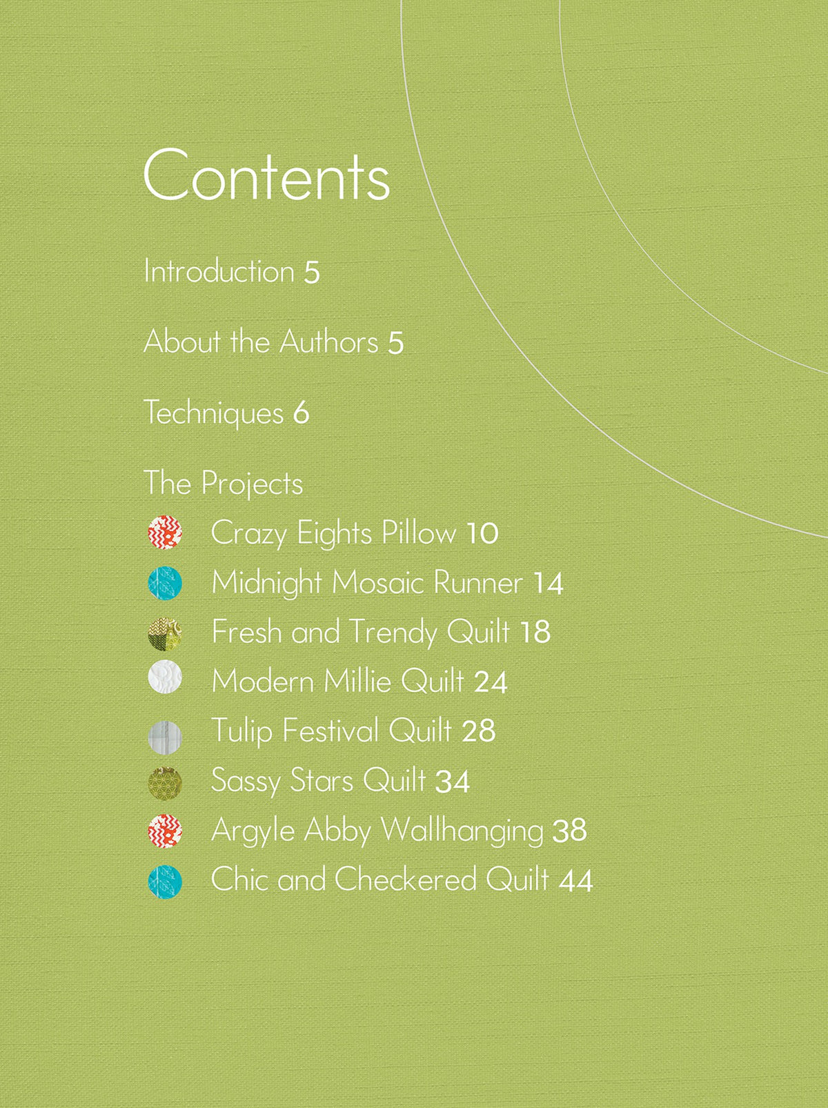 Contemporary Curved Quilts