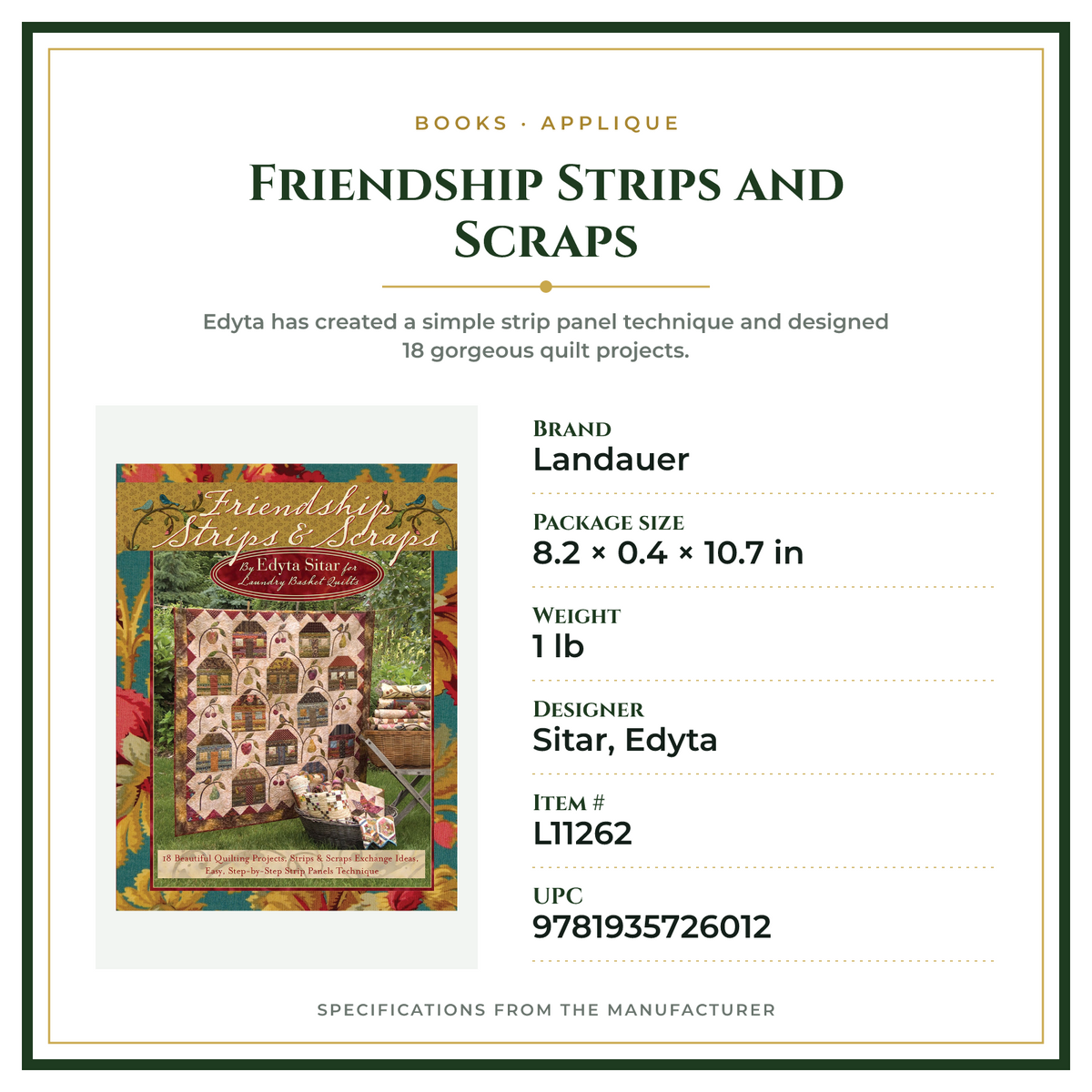 Product Specifications – Friendship Strips and Scraps