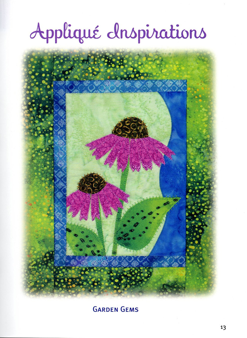 First-Time Machine Applique