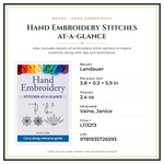 Product Specifications – Hand Embroidery Stitches at-a-glance