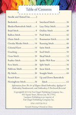 Hand Embroidery Stitches at-a-glance