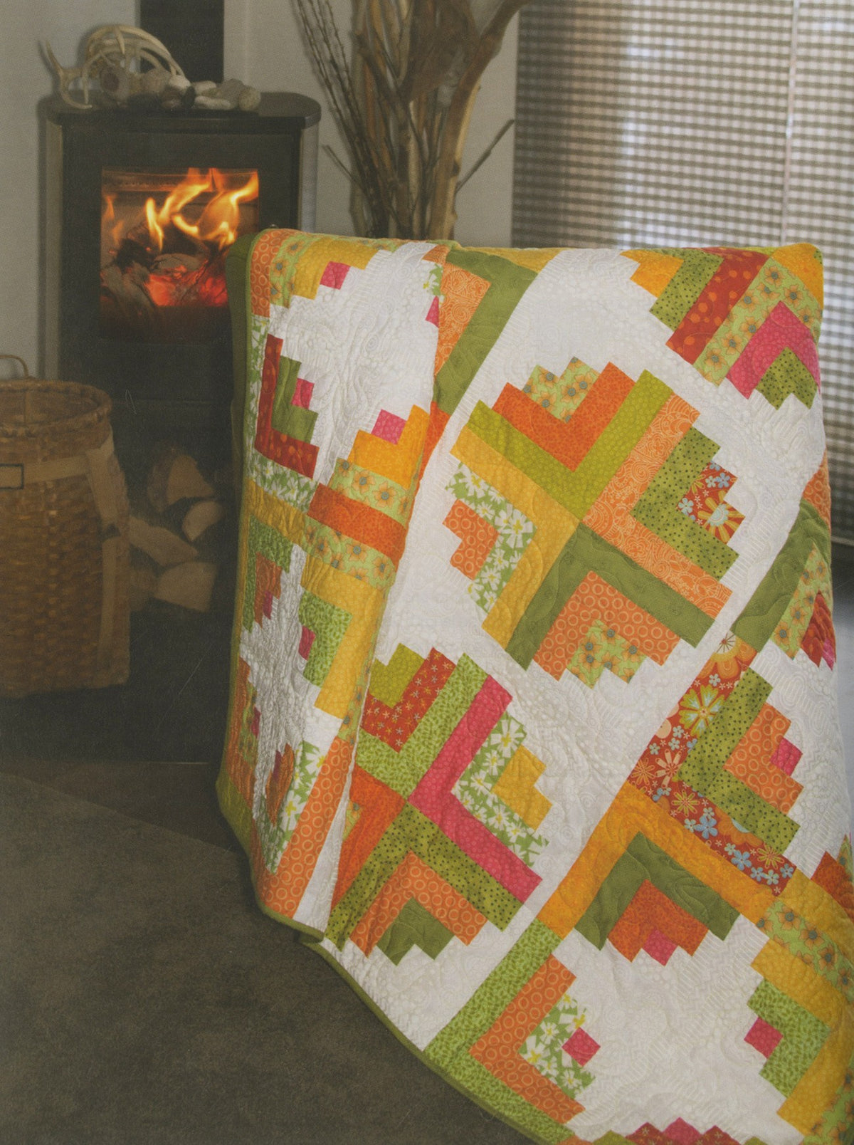 Curvy Log Cabin Quilts