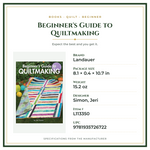 Product Specifications – Beginner's Guide to Quiltmaking