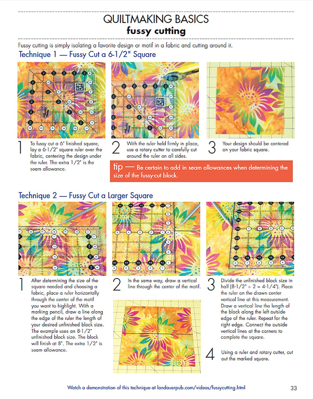 Beginner's Guide to Quiltmaking