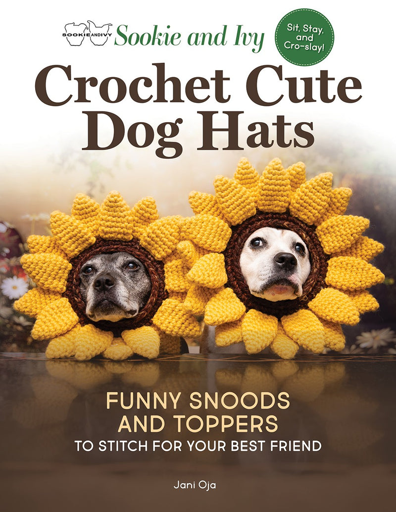 Sookie and Ivy Crochet Cute Dog Hats 	Funny Snoods and Toppers