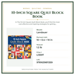 Product Specifications – 10-Inch Square Quilt Block Book