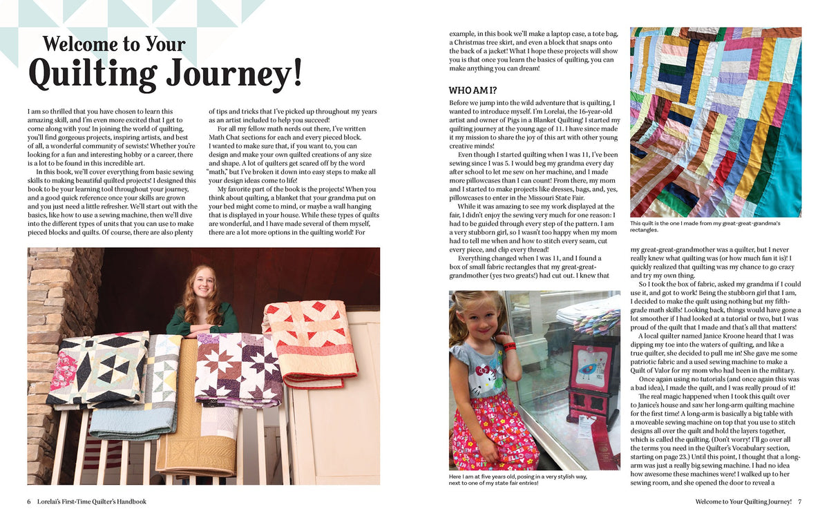 Lorelai's First-Time Quilter's Handbook: From Basics to Beautiful Quilts