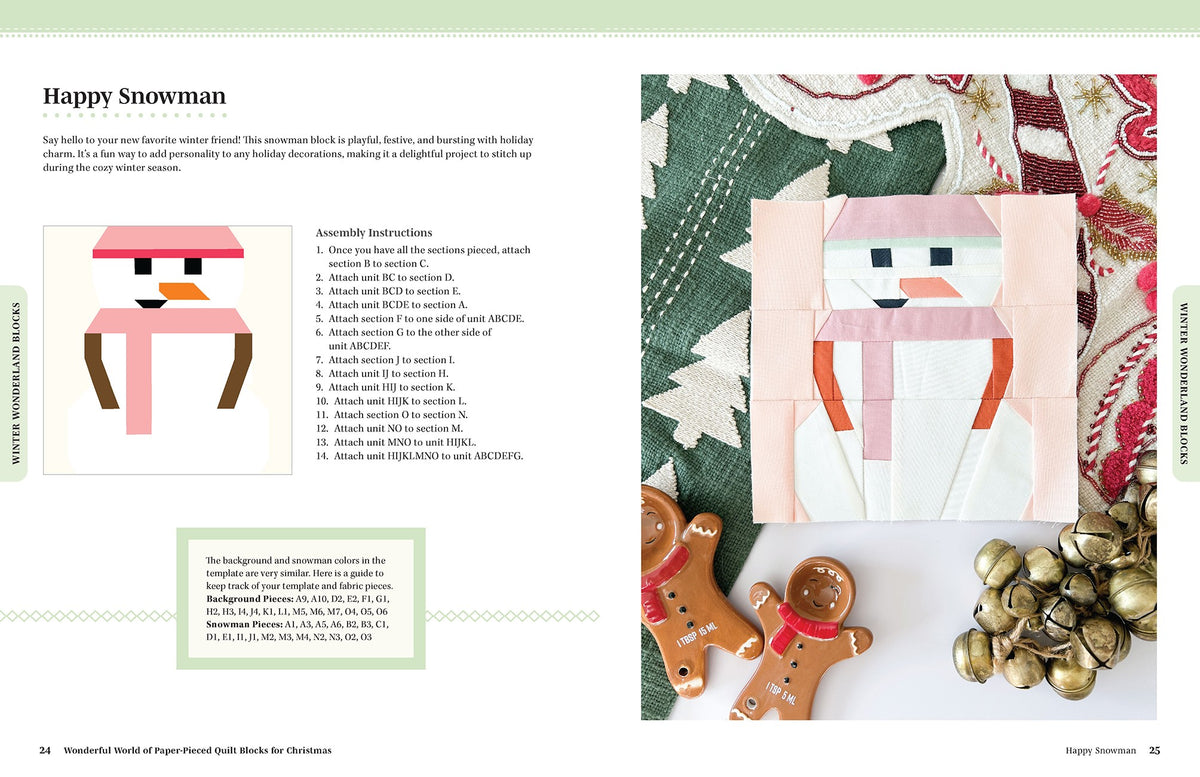 Wonderful World of Paper-Pieced Quilt Blocks for Christmas