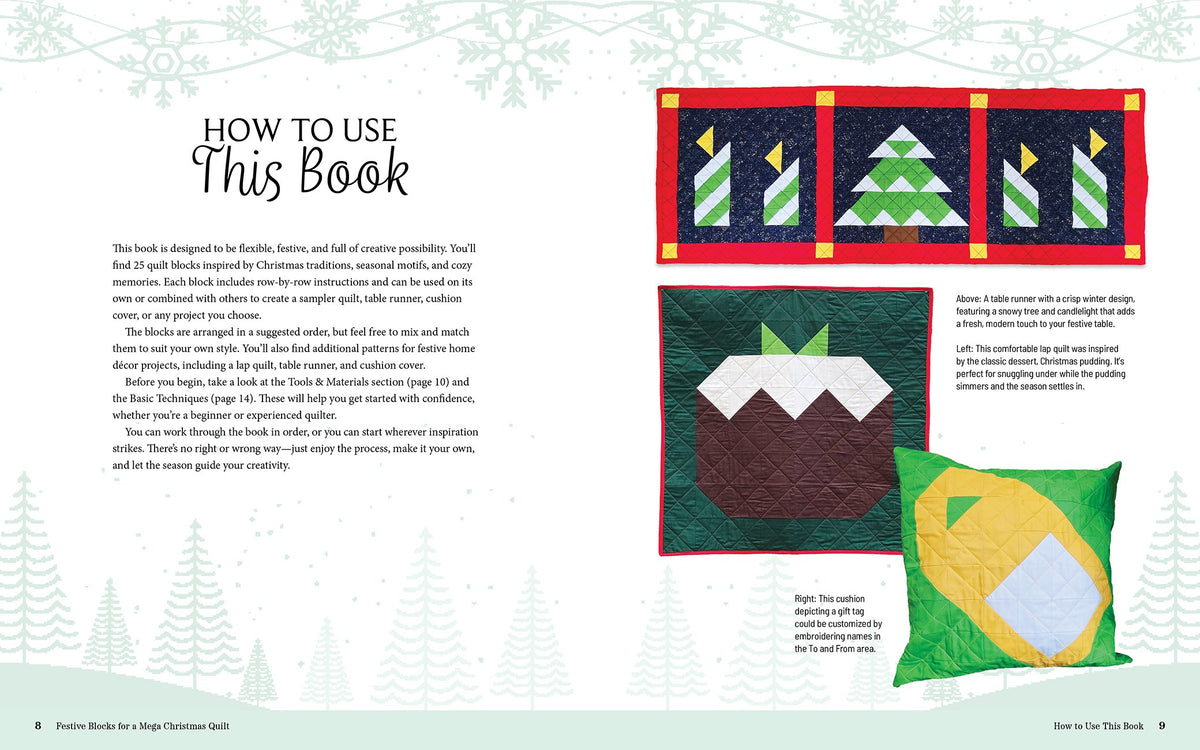 Festive Blocks for a Mega Christmas Quilt