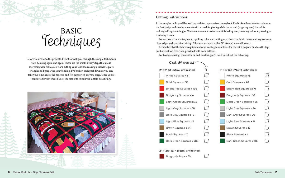 Festive Blocks for a Mega Christmas Quilt