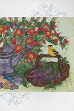 Thread Painting a Garden Quilt